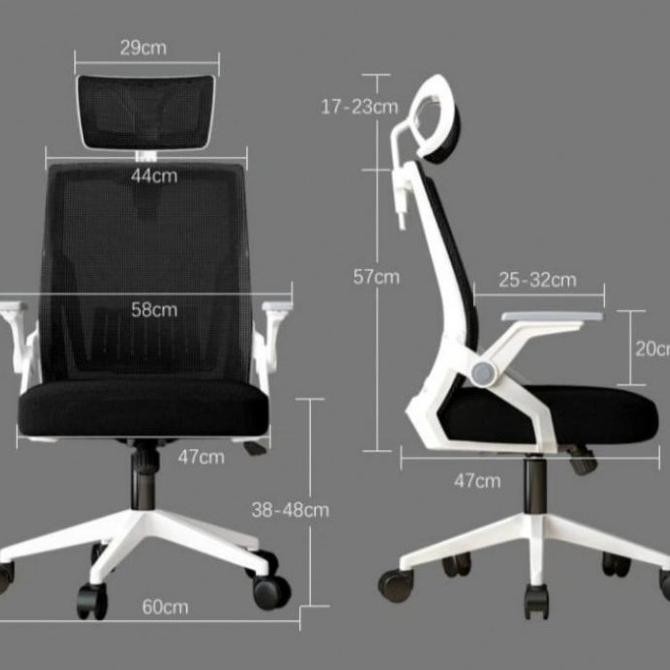 Kursi Kantor Kursi Kerja Jaring/Mesh
