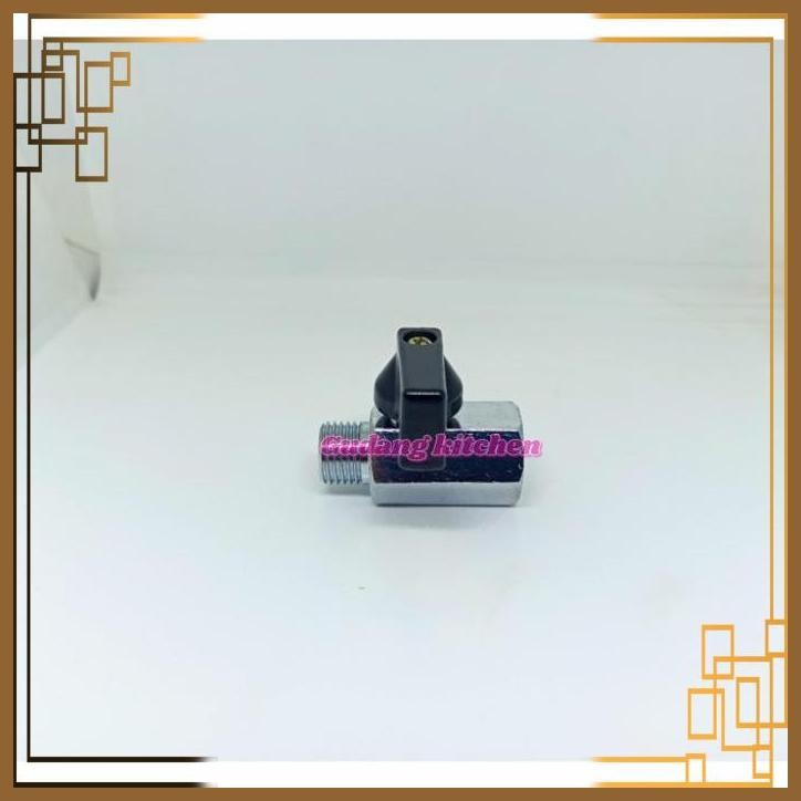[GGK] MINI BALVAVLE SOK DRAT LUAR 1/4"SOK DRAT DALAM 1/4"