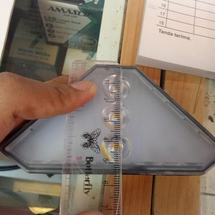 Lampu Tangga Taman Outdoor Tenaga Surya Led Solar Steps Light ADX Lampu Tangga Sudut Isi 2 murah