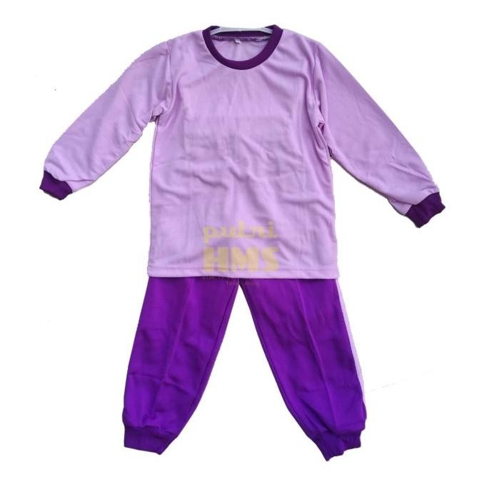 TERLARIS seragam olahraga PAUD TK ungu muda - ungu tua