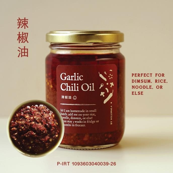 

Garlic Chili Oil - Spicy Chilli Oil by Millimala murah
