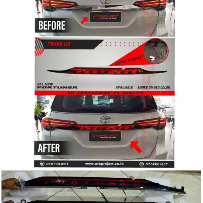 Trunklid Fortuner Vrz 2016-2021 Led