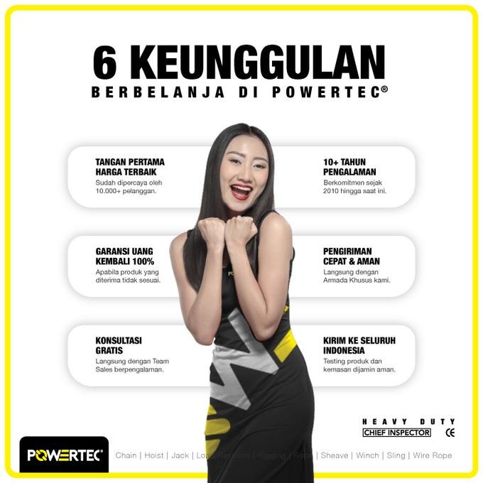 

Tali Tambang Plastik 4Mm X 180M Plastic Rope Powertec - Kuning New Stok