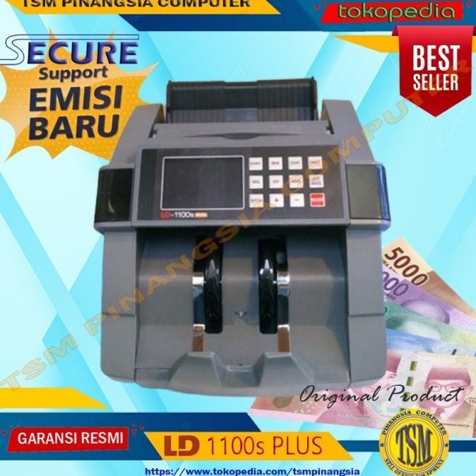 Mesin Hitung Uang Secure LD 1100 s PLUS - Mesin Penghitung Uang SECURE LD1100 s Emisi Baru