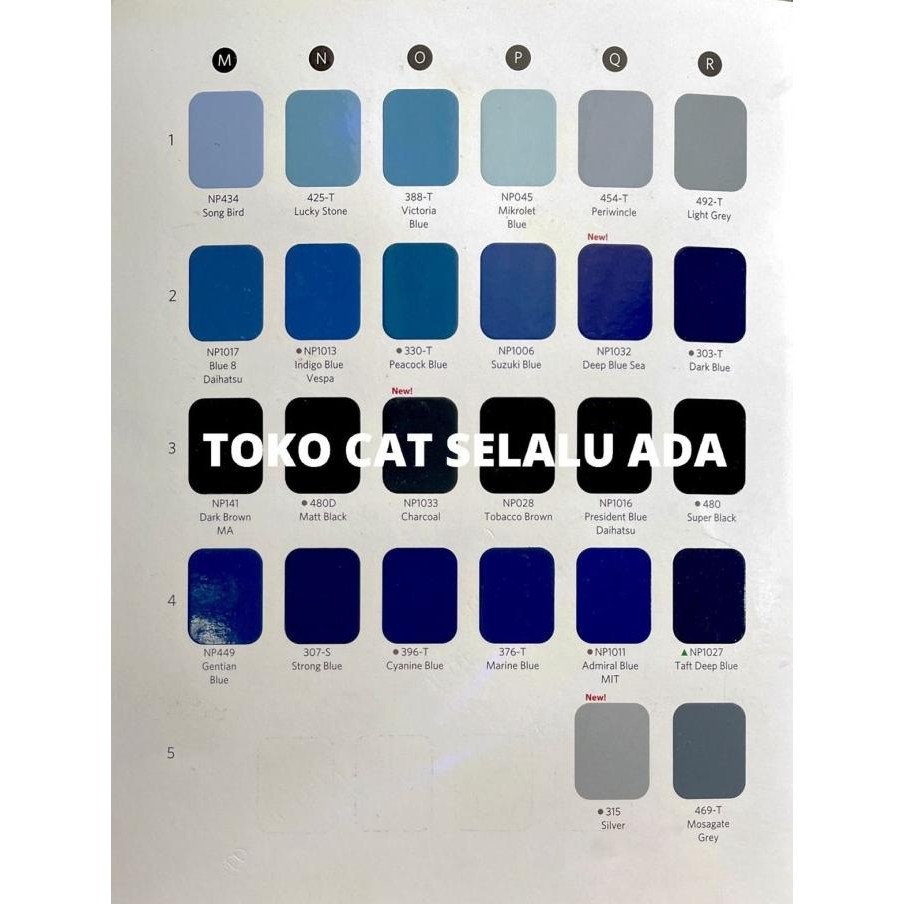 Spesial Cat Duco Nippe 2000 Warna Hitam Doff / Black Matt Kode 480D - 1 Liter