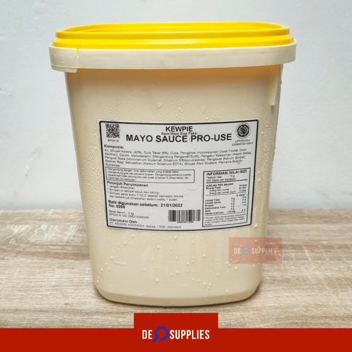 

Kewpie Mayo Sauce Pro Use 3kg - Saus Mayonaise Siap Pakai Horeca murah