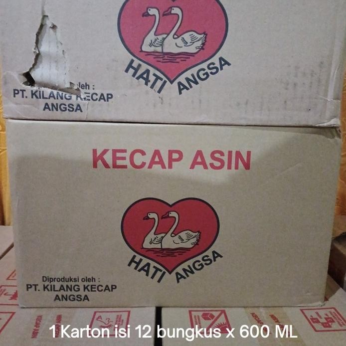 

Kecap Asin Angsa Refill 600ml Kartonan murah