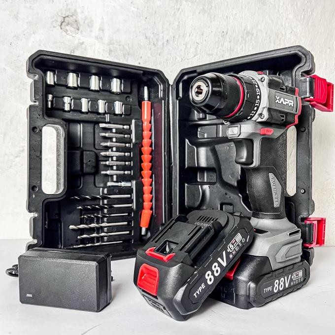 Bor Cordless Baterai GTOOLS EROPA GT04 48V 13mm brushless impact drill murah