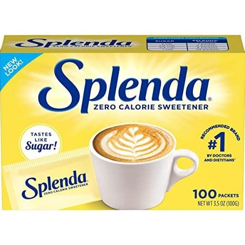

Splenda No calorie Sweetener Packets 100 gram | gula | krimer | kopi murah