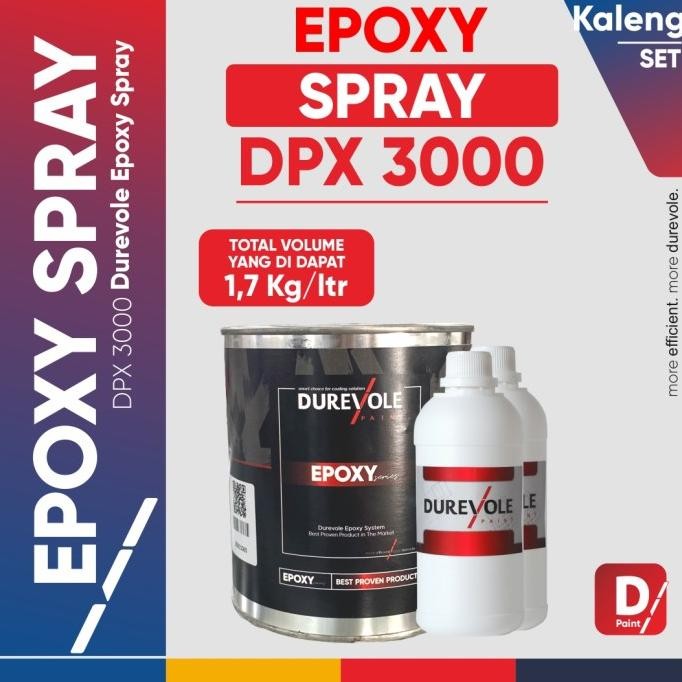 Miliki Dpx 3000 -  Durevole Epoxy Spray (Kaleng 1 Set)