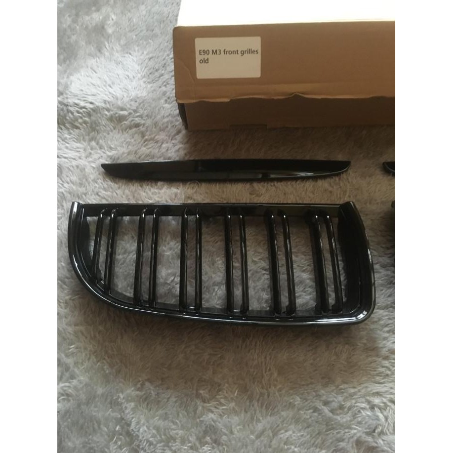 Grill Double Slat BMW E90 M3 Style Non LCI - Black Gloss