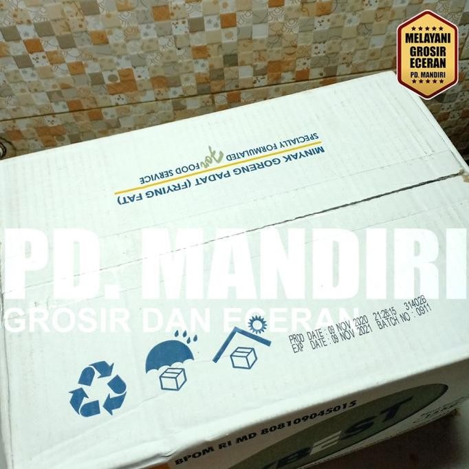 

FRYBEST 15 KG / MINYAK PADAT - BEKU / MINYAK GORENG PADAT murah