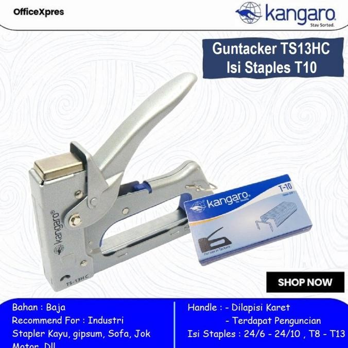 

Alat Staples Tembak Jok Kulit Motor / Stapler Kayu / Guntacker Kangaro murah