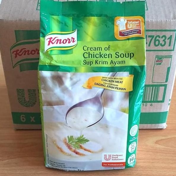 

Knorr Cream Chicken Soup 1kg dbk bahan zuppa soup murah