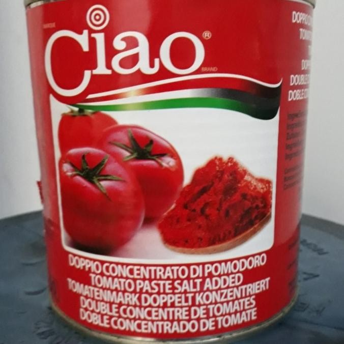 

Ciao Tomato Paste 28/30 800gram Pasta Tomat Italy murah