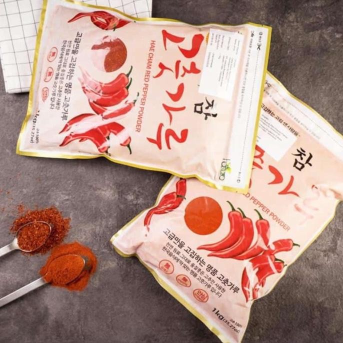 

Hae Cham Red Pepper Powder 1Kg Gochugaru Korea Gochukaru Cabai Bubuk murah