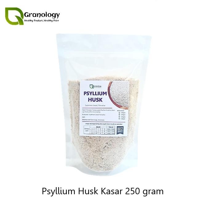 

Psyllium Husk Powder / Bulk Forming Laxative (250 gram) by Granology murah
