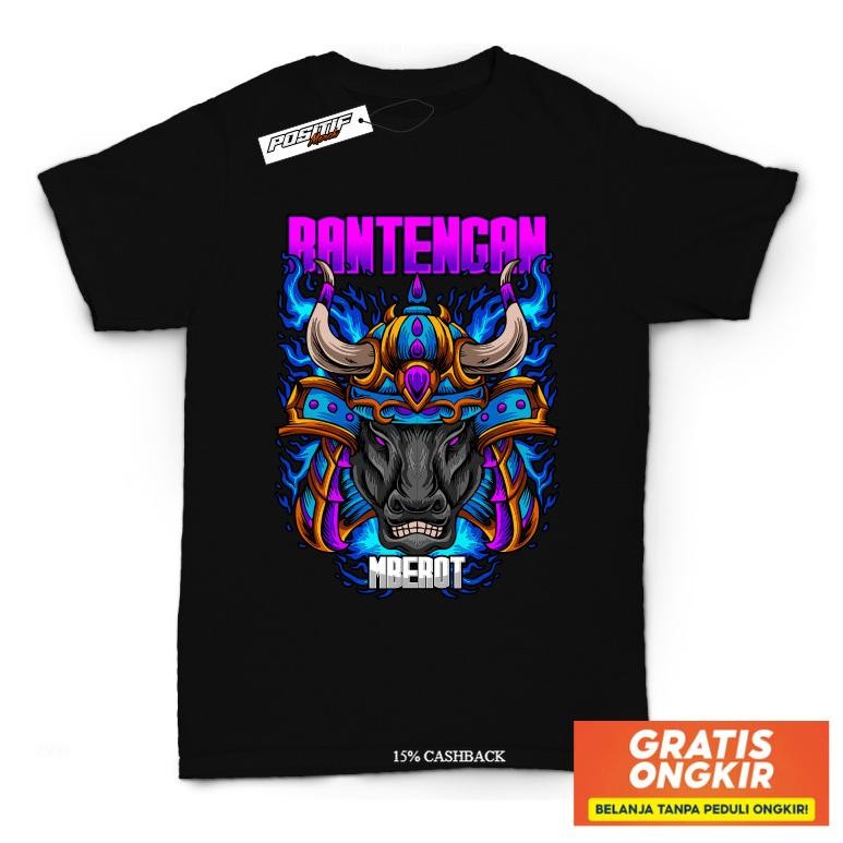 Baju Kaos Anak Viral Bantengan Sapi Mberot Jaranan Malangan Harga Grosir