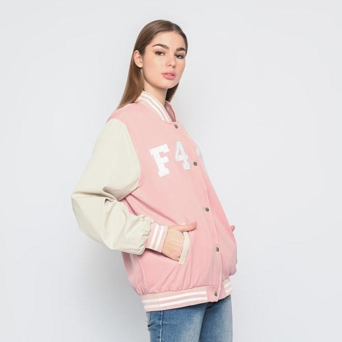 Sale Queentin Jaket Varsity 683 Baseball Wanita/Jacket Varsity Baseball Wanita/Jaket Bomber Wanita/J