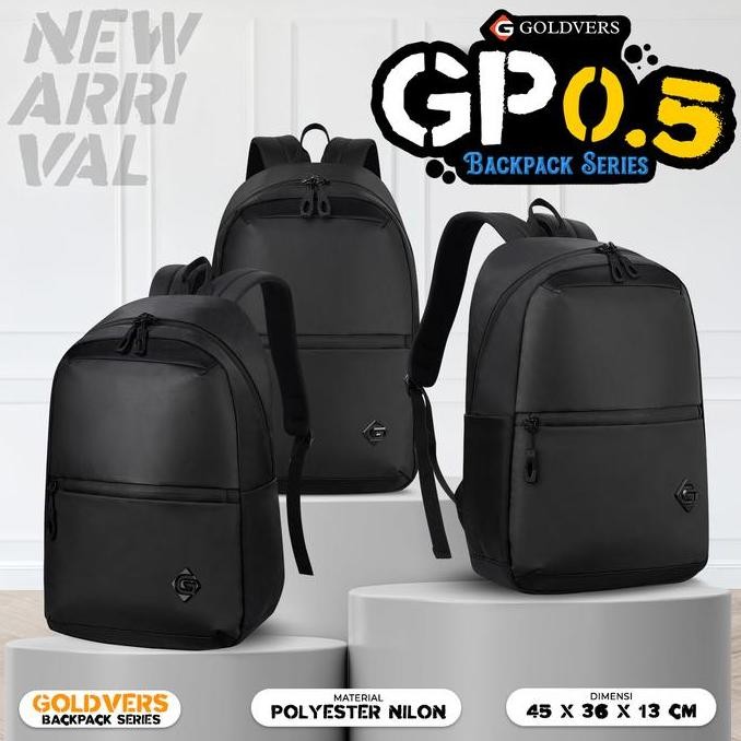Murah Tas Ransel Pria Goldvers Tas Sekolah Laptop 14Inch Anti Air - Goldiesbags
