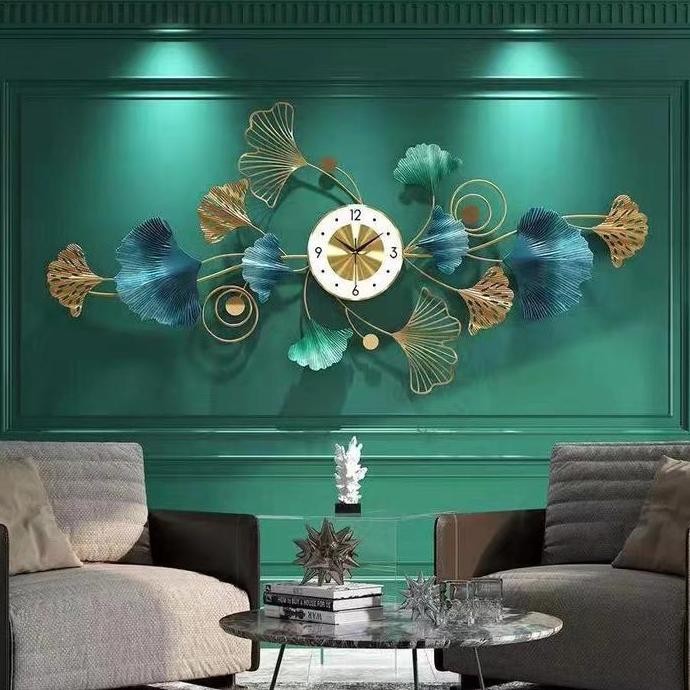 Murah Jam Dinding Besi Super Mewah/Jam Hiasan Dinding Size Besar