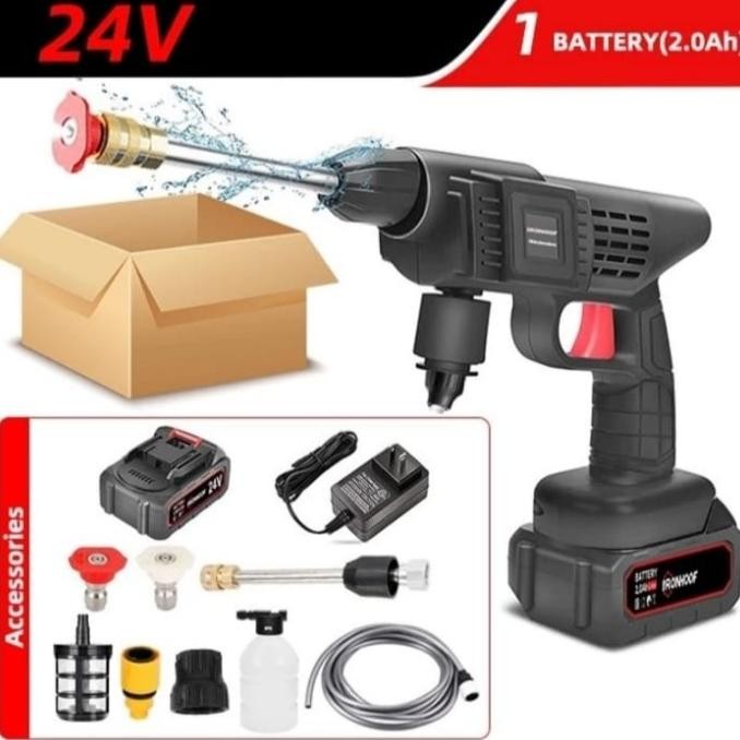 Alat Cuci Motor Mobil Jet Cleaner Portable Baterai