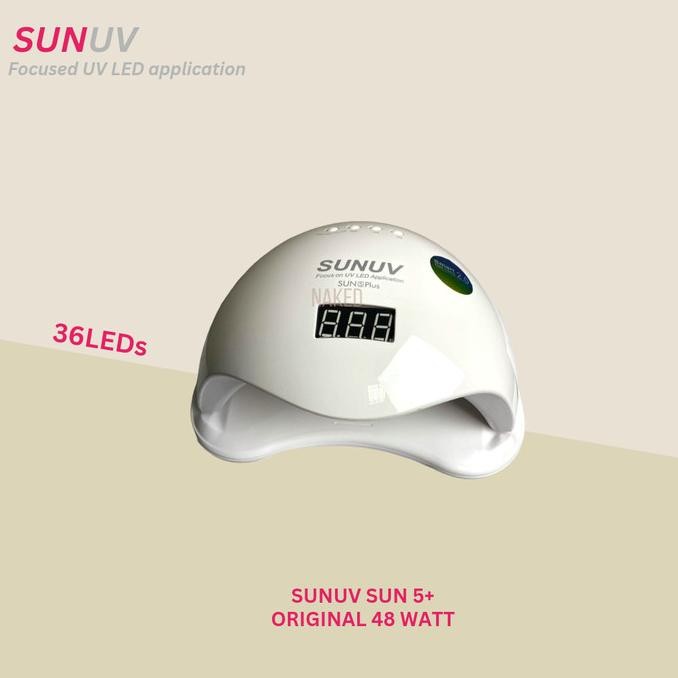 Promo Sun5Plus Uv Led Nail Lamp Original 48Watt Sunuv Lampu Pengering Kutek
