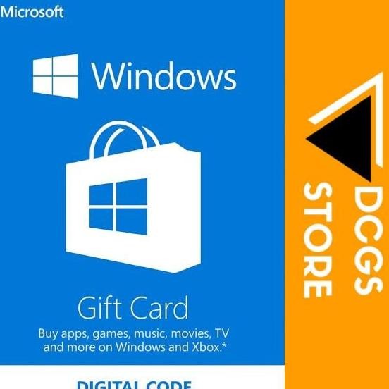 Microsoft Windows Store Gift Card US USD $5 $10 $15 $20 $25 $30 $50