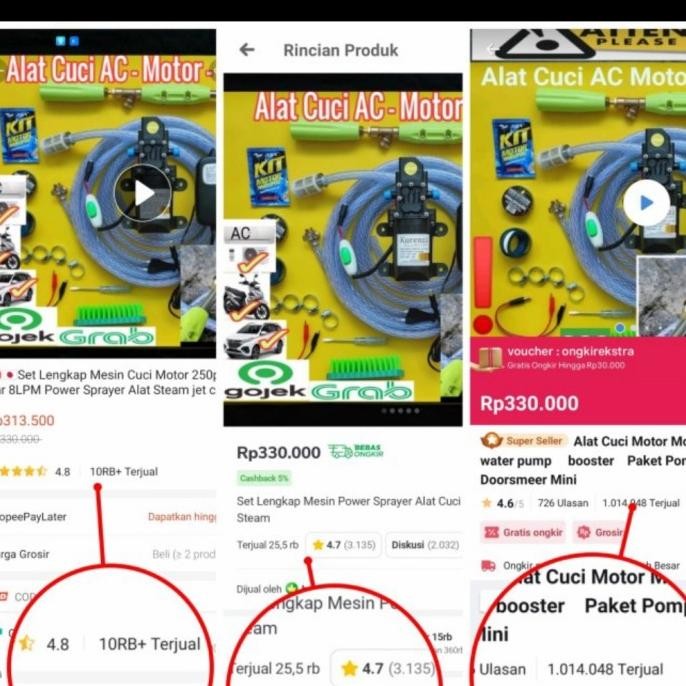 PROMO MURAH 250 PSI STEAM PAKET LENGKAP ALAT CUCI KENDARAAN