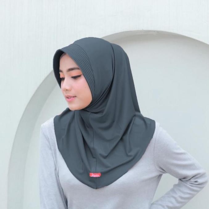 Grosir Bergo Hamidah S (Ori) Hijab Olahraga Bergosport/Pet Bordil/Hijab Instan Jersy Kerudung Panjan