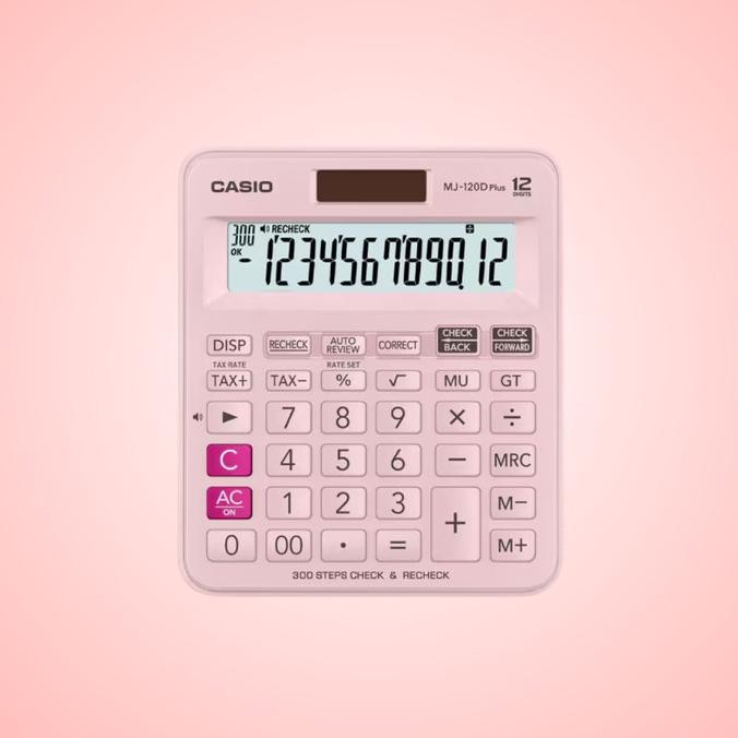 

Casio Mj-120Dplus - Hitam - Kalkulator Dagang - Fungsi Recheck-12Digit