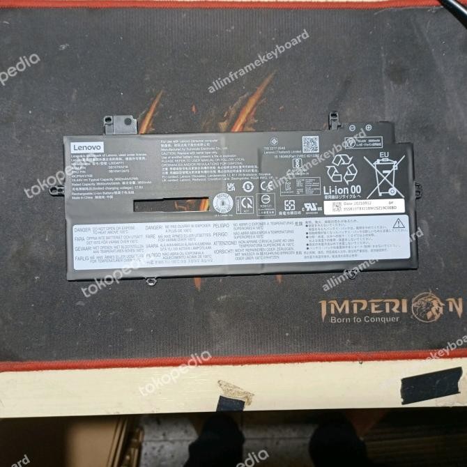 Baterai Lenovo Thinkpad X1 Yoga Gen 6 (L20D4P71, L20C4P71, L20M4P71 Co