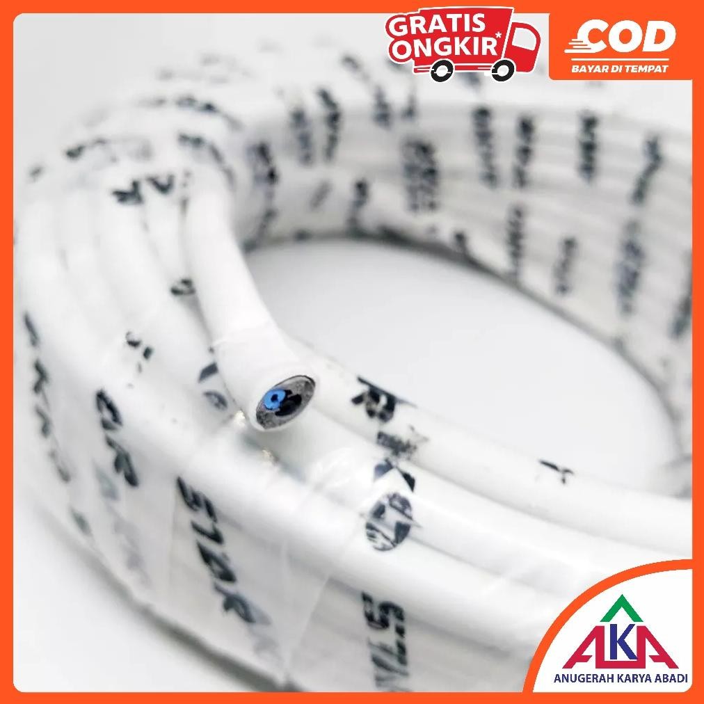 AKKO STAR Kabel Listrik NYM 3x1.5 Standar PLN Tembaga 45 M / 50 Yard SNI