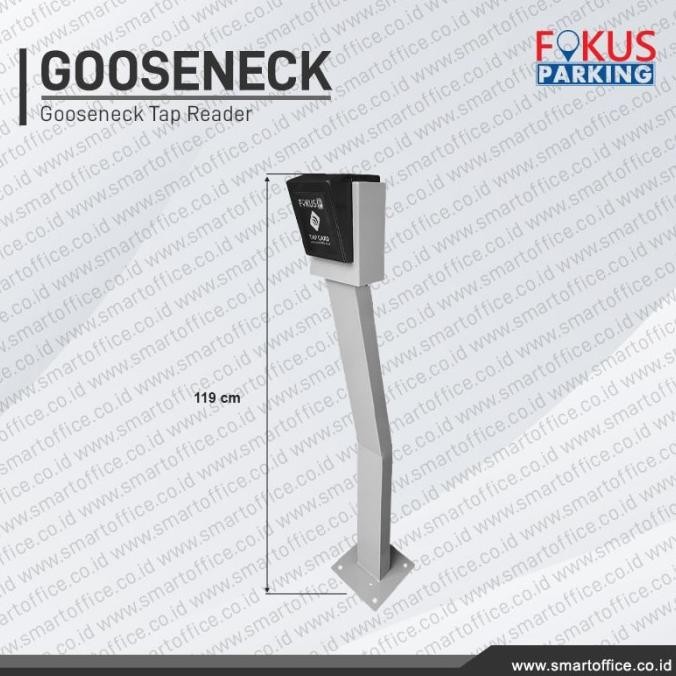 Terlaris Tiang Gooseneck Tap Reader Rfid Portal Otomatis Perumahan Cat Coating