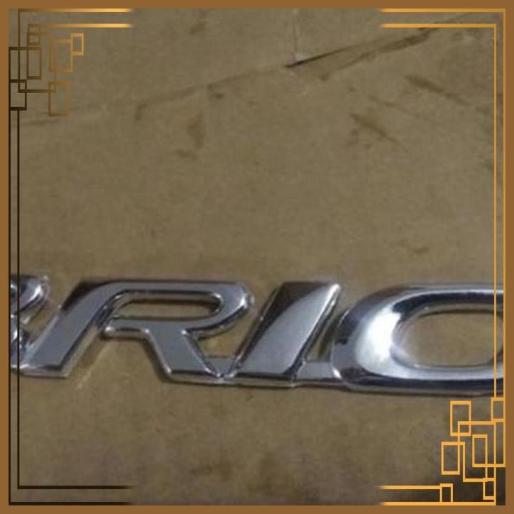 [POG] EMBLEM LOGO STICKER TEMPELAN TULISAN BRIO PANJANG 17 CM