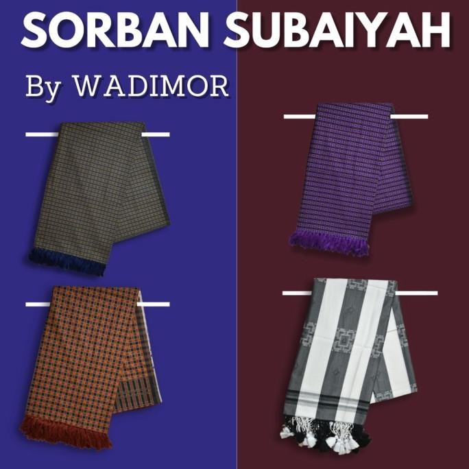 Sorban subaiyah jaquard wadimor sorban wadimor