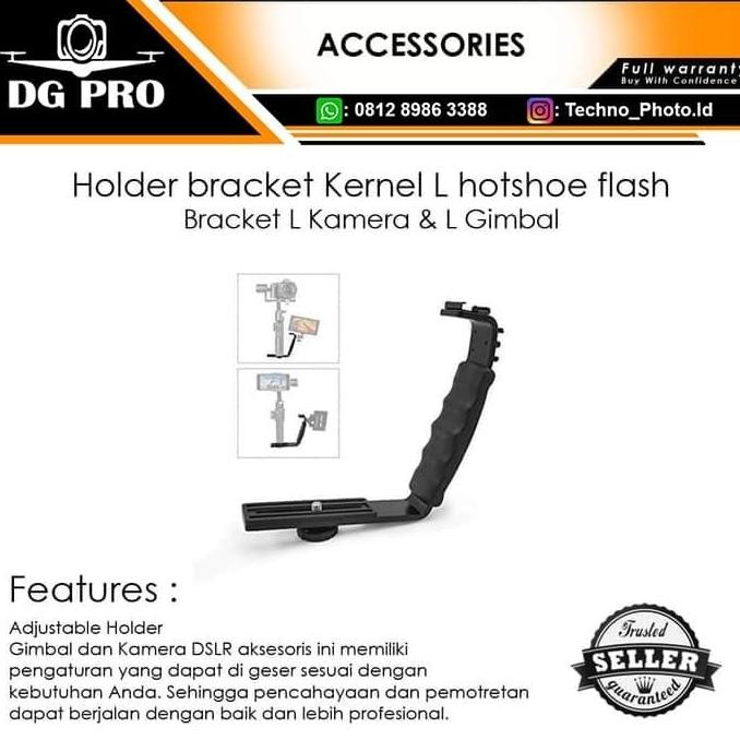 Holder bracket Kernel L hotshoe flash - Bracket L Kamera & L Gimbal