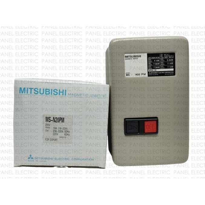 

Grosir Magnetic Switch Motor Starter Mitsubishi Msn-20Pm Ms-N20Pm Msn 20 Pm 110Vac 220Vac 380Vac