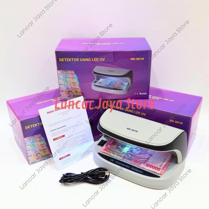 

Murah Money Detector Nk-301D / Alat Deteksi Uang Nk-301D Alat Pendeteksi Uang Baru Dan Lama