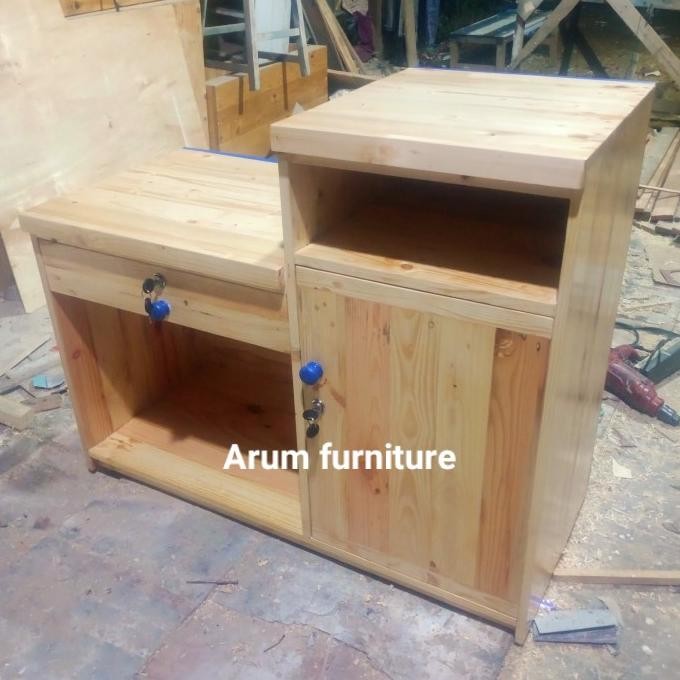 

Sale Meja Kasir Mini/Laundry Kombinasi Duco