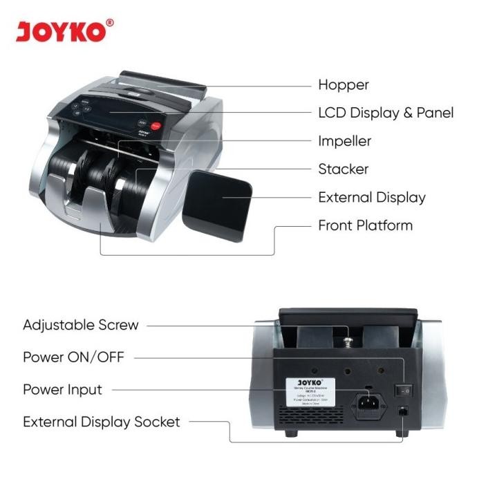 

Promo Joyko Mcm-2 New Mesin Hitung Uang / Bill Money Counter Penghitung Mcm2