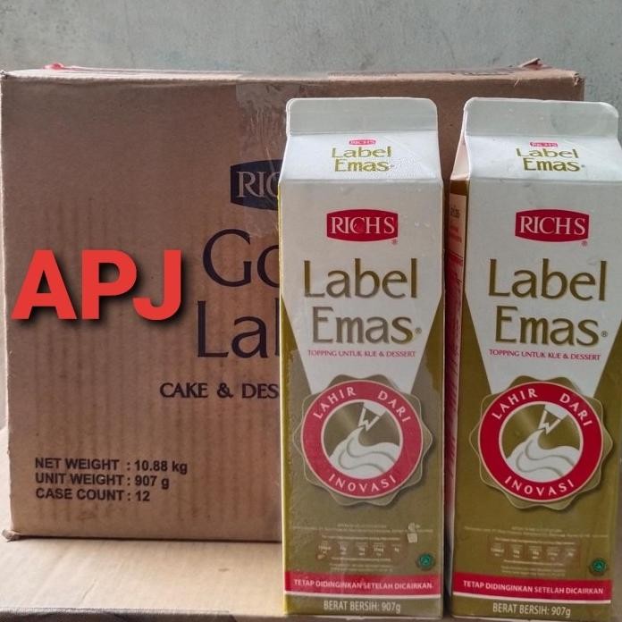 

richs gold label 907gr murah