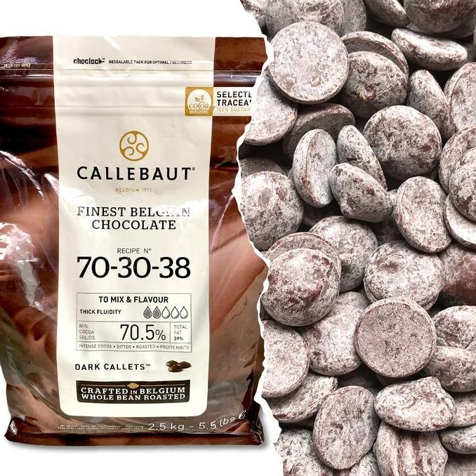 

Callebaut Dark Noir Chocolate Belgian Couverture 70,5% 100 gr murah