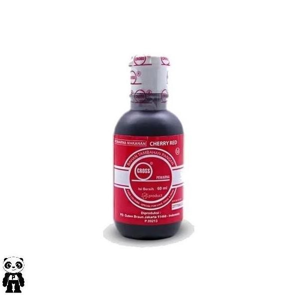 

Cross pewarna Makanan Cherry Red 60ml Pewarna Merah Ceri Oil Based murah
