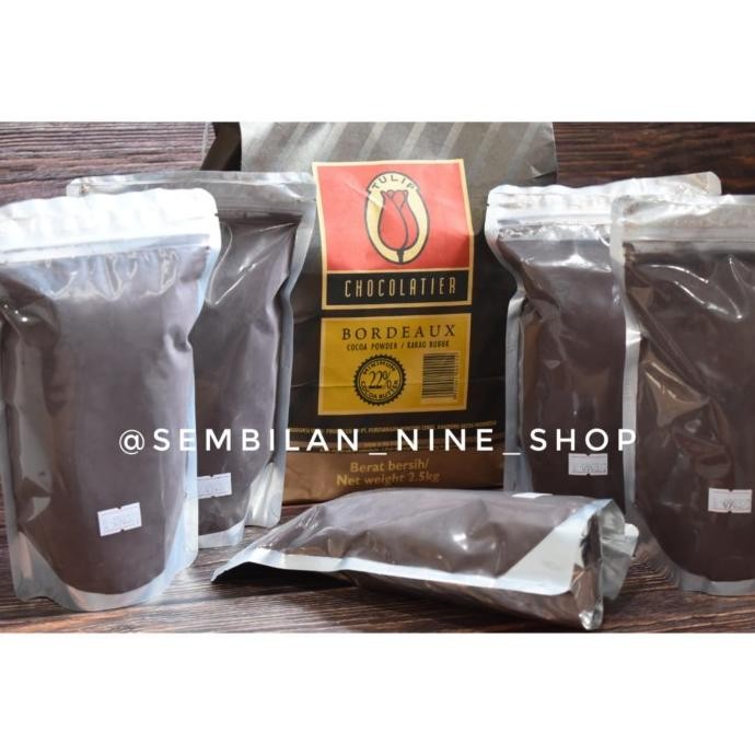 

Tulip Cocoa Powder 22-24% BORDEAUX 250 Gram Repack murah