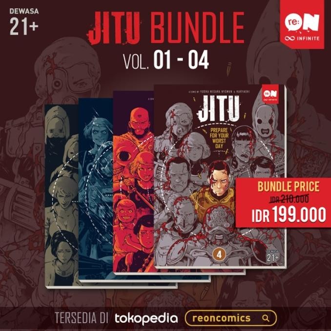 READY STOCK JITU BUNDLE (VOLUME 1-4) RE:ON COMICS 