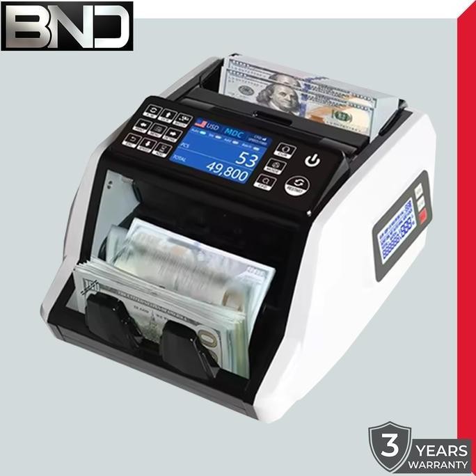 

Grosir Mesin Penghitung Uang | Bnd Mc 988 (Portable Mata Uang Asing) | Original | Garansi Resmi