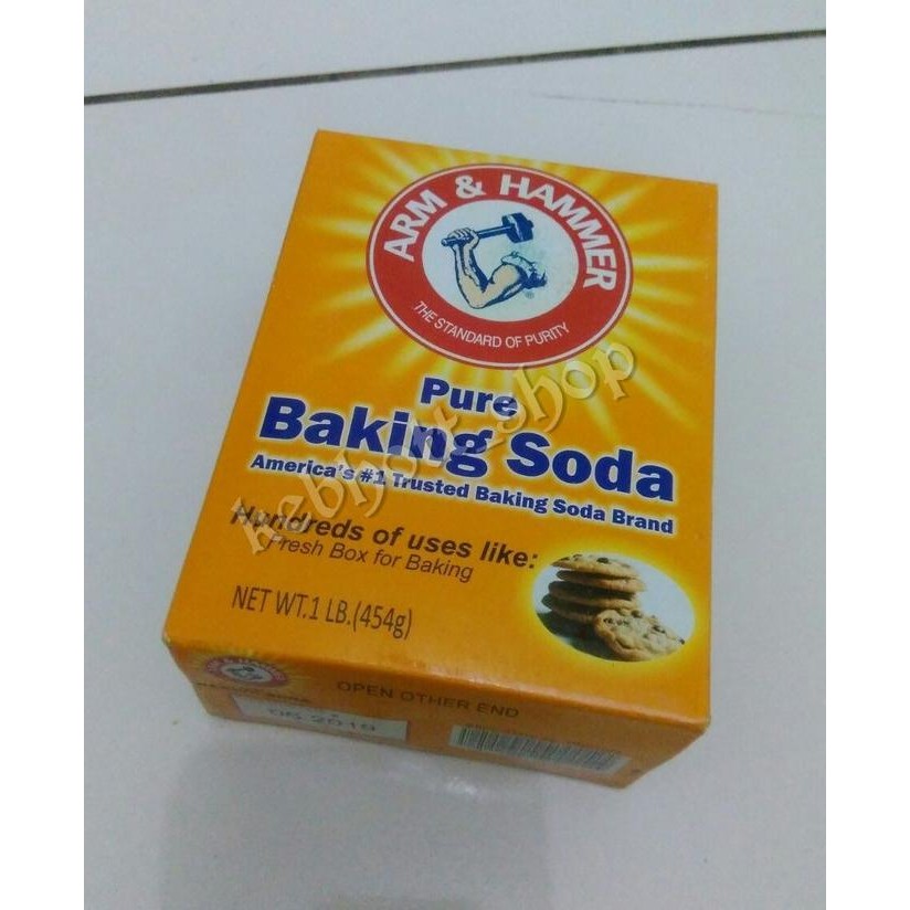 

arm n & hammer hamer pure tepung baking backing soda powder 454 gr USA murah