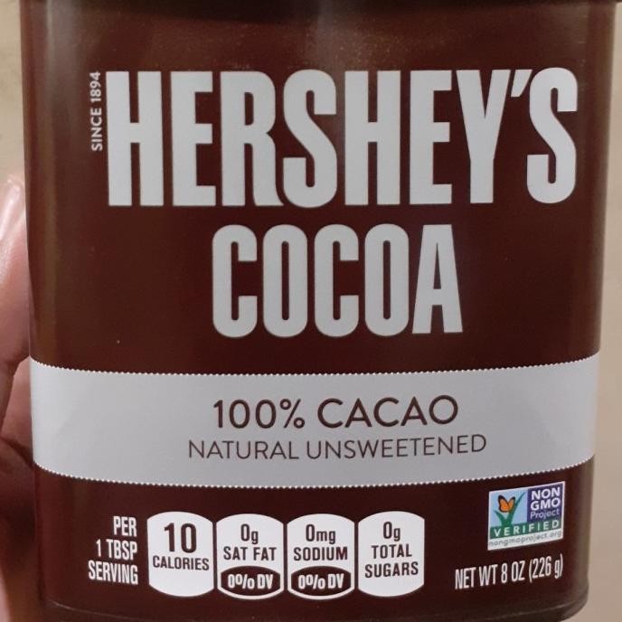 

Coklat Bubuk HERSHEY'S COCOA 100%CACAO NATURAL UNSWEETENED 226g murah