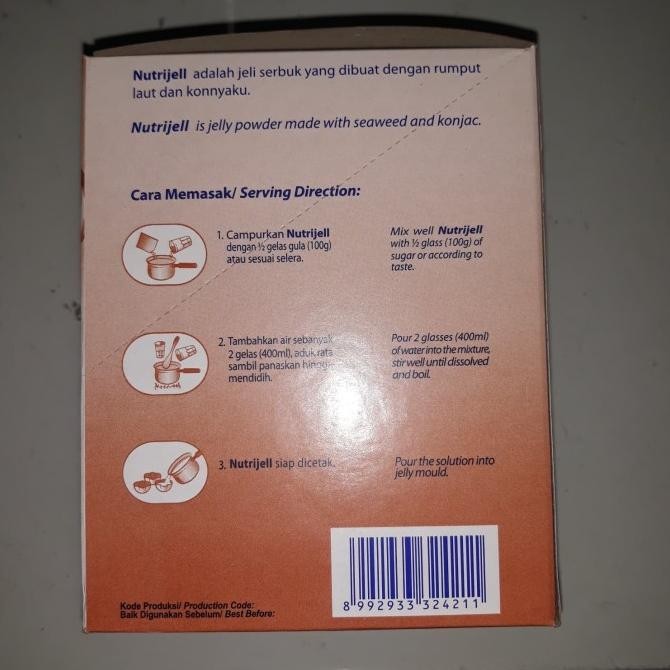 

Nutrijell Coklat 20 Gr x 12 Sac murah